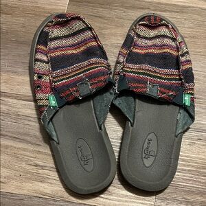 Sanuk Multicolor Striped Women's Shoes